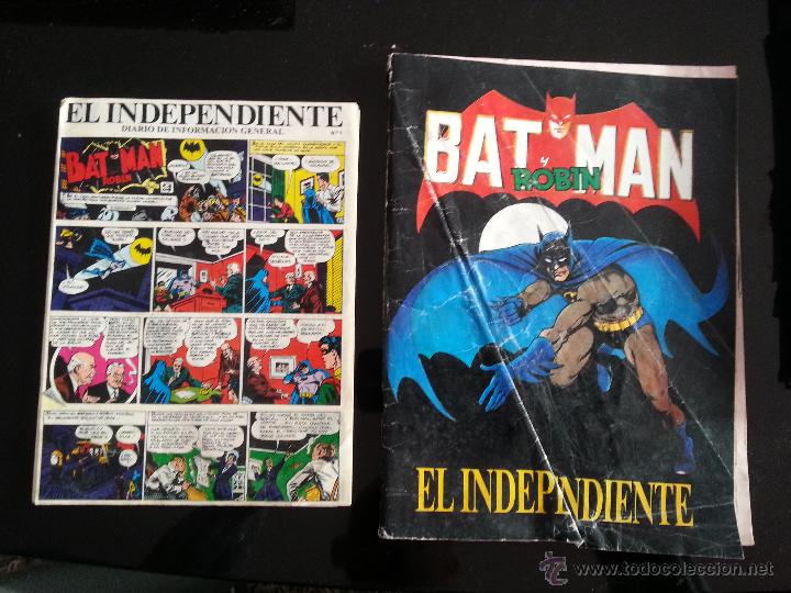 Collezionismo Album: ALBUM VACIO DE CROMOS ADHESIVOS BATMAN Y ROBIN EL INDEPENDIENTE + A&Ntilde;O 1989