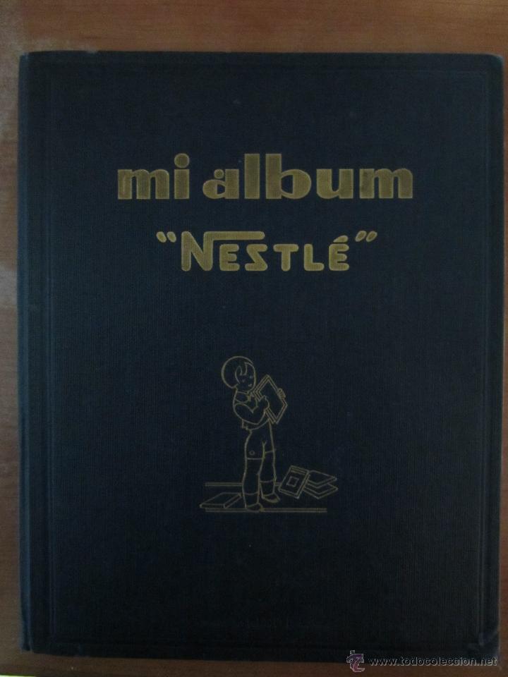 Colecionismo Cadernetas: Mi album Nestle. 1932. Azul. Incompleto. Series 51 a 80.