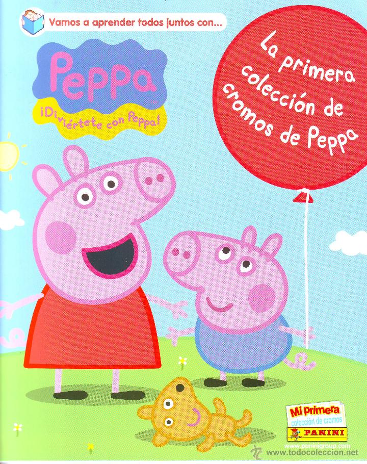 Coleccionismo &Aacute;lbumes: PEPPA-PIG.PEPPA DIVIERTETE CON PEPPA.PANINI.ALBUM CROMOS NUEVO.VACIO.