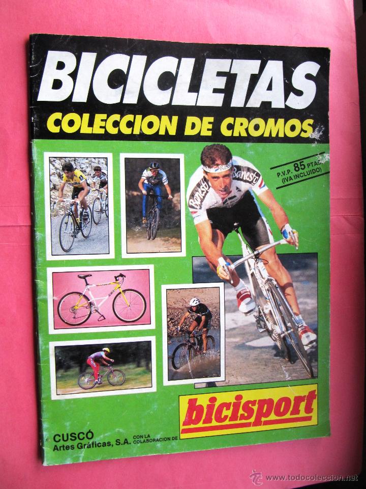 Collectionnisme Albums: &Aacute;LBUM VAC&Iacute;O. BICICLETAS BICISPORT. CUSC&Oacute; ARTES GR&Aacute;FICAS, 1991.