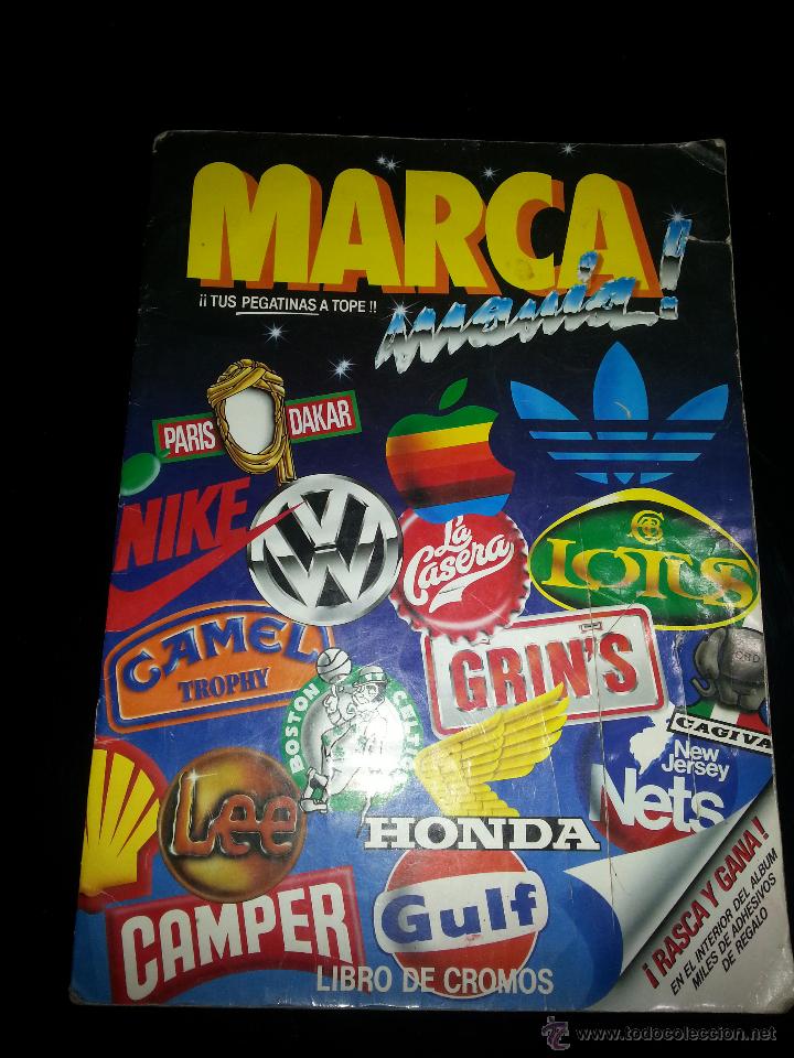 Collezionismo Album: ALBUM  DE CROMOS DE  MARCAS - MARCAMANIA EDICIIONES ESTE A&Ntilde;OS 80