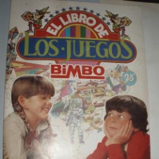 Coleccionismo Álbumes: ALBUM EL LIBRO DE LOS JUEGOS BIMBO CON 95 CROMOS. Lote 42235772