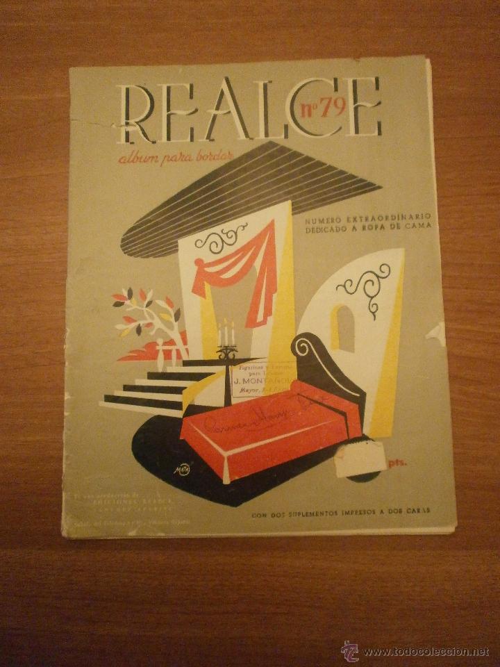 Collectionnisme Albums: REALCE ALBUM PARA BORDAR - N&ordm; 79- NUMERO EXTRAORDINARIO DEDICADOROPA DE CAMA