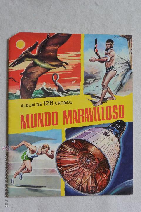 Colecionismo Cadernetas: Album plancha vacio MUNDO MARAVILLOSO