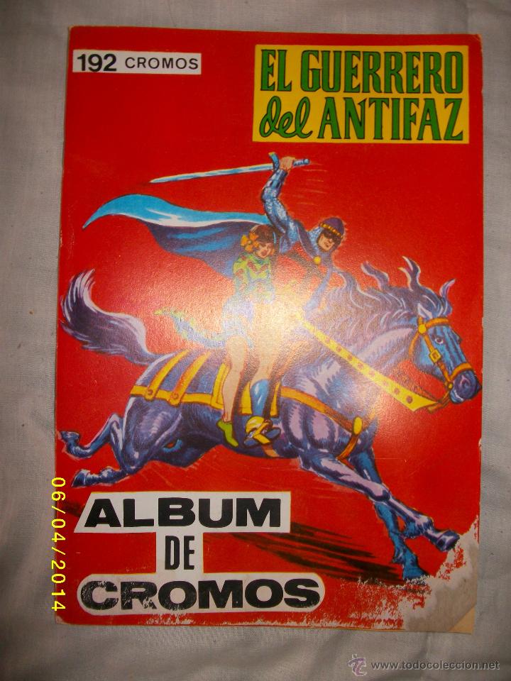 Collectable Incomplete Albums: EL GUERRERO DEL ANTIFAZ.ALBUM DE CROMOS VACIO.
