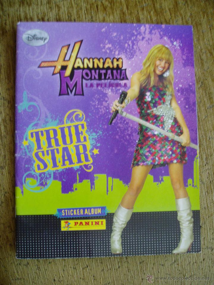 Coleccionismo &Aacute;lbumes: Album de cromos plancha vacio de Hanna Montana La Pelicula True Star Panini Disney