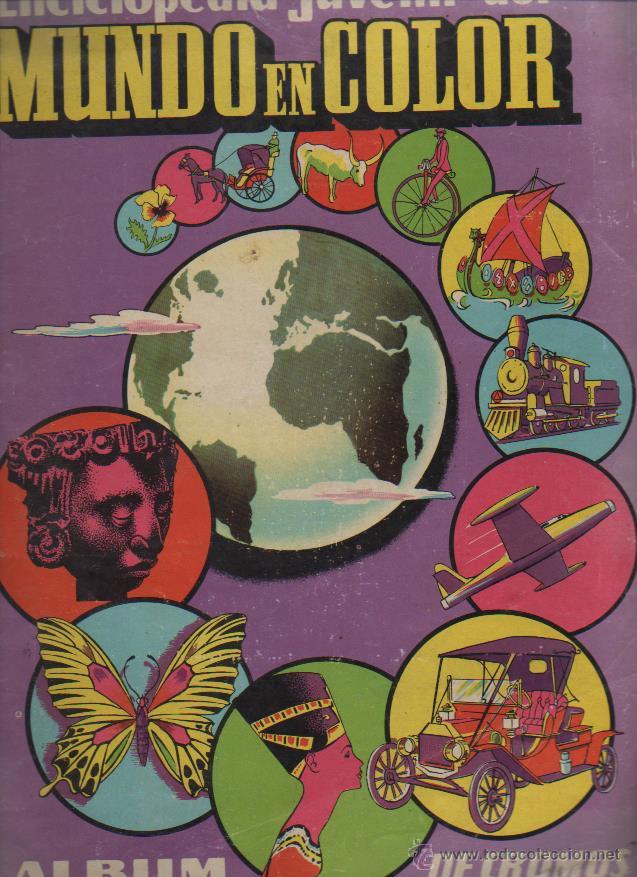 Collezionismo Album: ENCICLOPEDIA JUVENIL DEL MUNDO EN COLOR con 89 cromos se venden sueltos