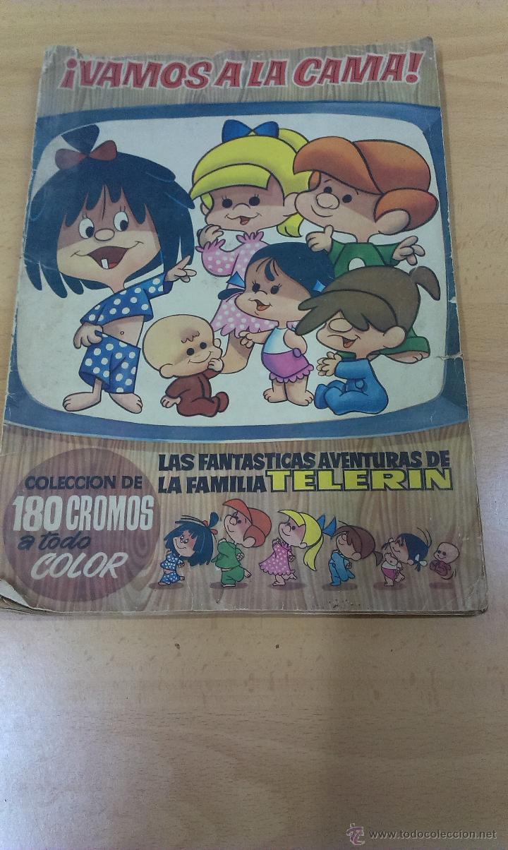 Collectionnisme Albums: ALBUM CON CROMOS VAMOS A LA CAMA LAS FANTASTICAS AVENTURAS DE LA FAMILIA TELERIN