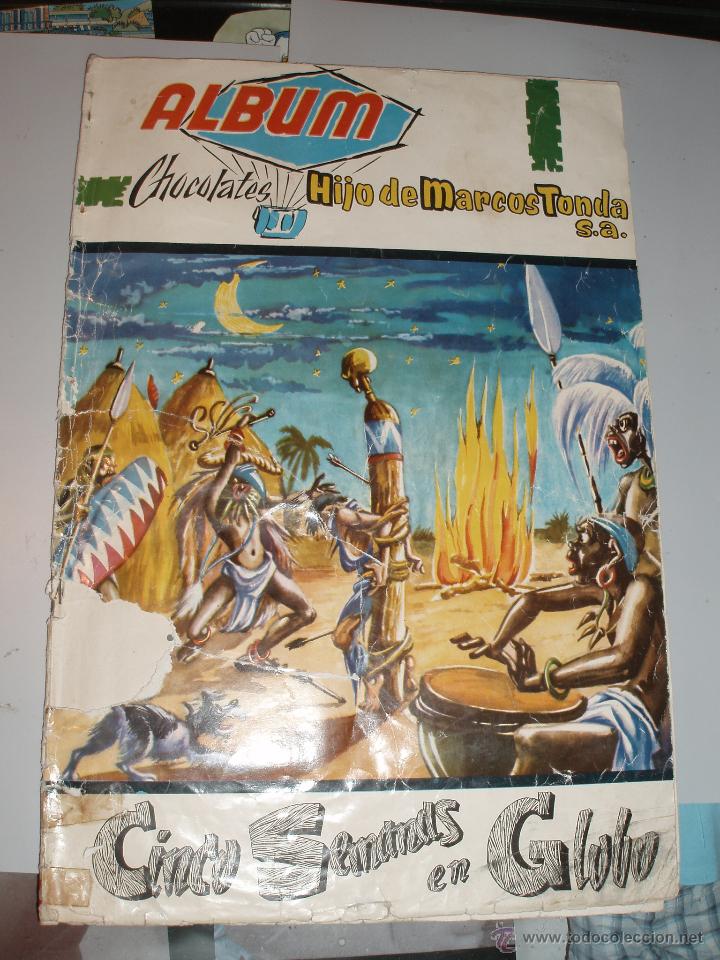 Collectionnisme Albums: ALBUM CINCO SEMANAS EN GLOBO CHOCOLATES BUANA,MARCOS TONDA