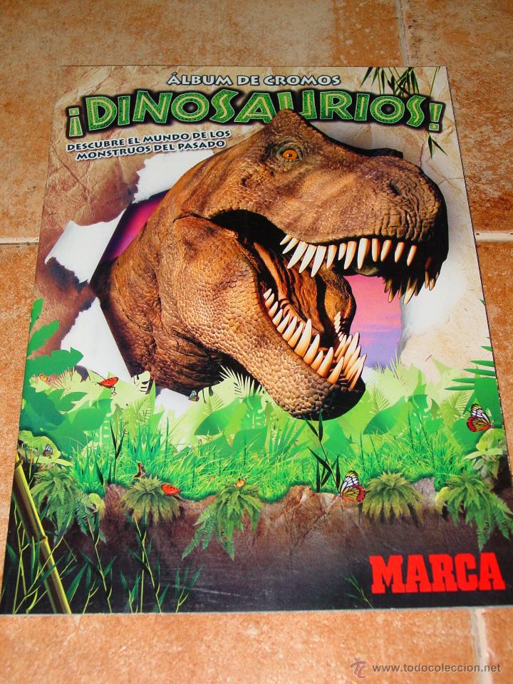 Colecionismo Cadernetas: &Aacute;LBUM NUEVO PLANCHA Y VAC&Iacute;O DE LA COLECCI&Oacute;N DE MARCA: &iexcl; DINOSAURIOS !