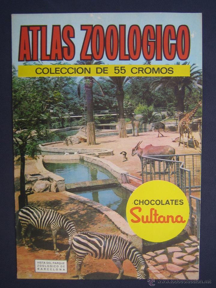 Collectionnisme Albums: Atlas Zoologico - Vista del Parque zoologico de Barcelona - Editado en 1965 por Chocolates sultana