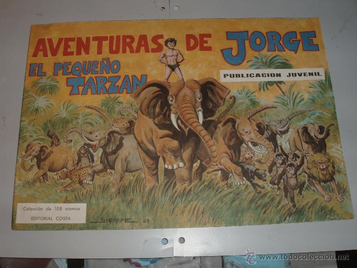 Collectionnisme Albums: ALBUM JORGE E PEQUE&Ntilde;O TARZAN,NUEVO PLANCHA MAS 10 SOBRES NUEVOS