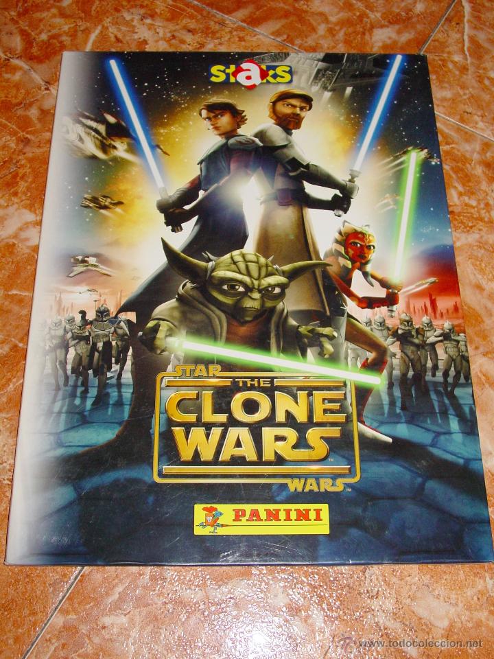 Collectable Incomplete Albums: Tablero met&aacute;lico de juego para los STAKS (imanes) de STAR WARS the clone wars
