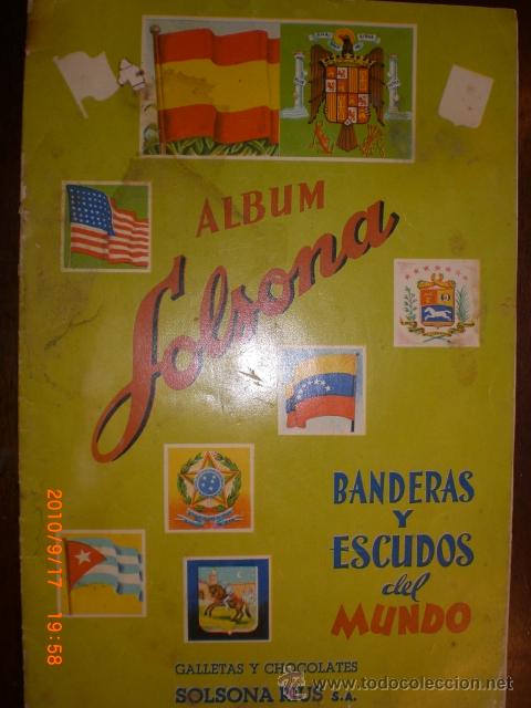 Coleccionismo &Aacute;lbumes: BANDERAS Y ESCUDOS DEL MUNDO - CHOCOLATES SOLSONA