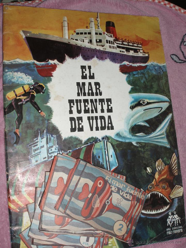 Coleccionismo &Aacute;lbumes: ALBUM EL MAR FUENTE DE VIDA SOLO FALTAN POCOS CROMOS MAS 2 SOBRES NUEVOS