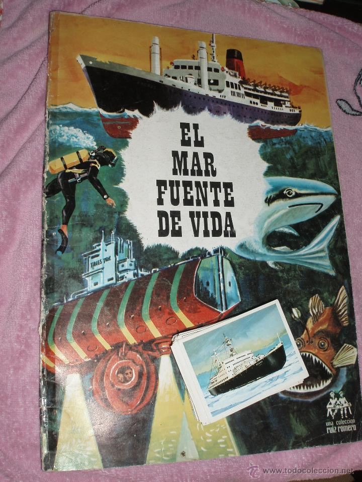 Coleccionismo &Aacute;lbumes: ALBUM EL MAR FUENTE DE VIDA VACIO MAS 202 CROMOS NUEVOS