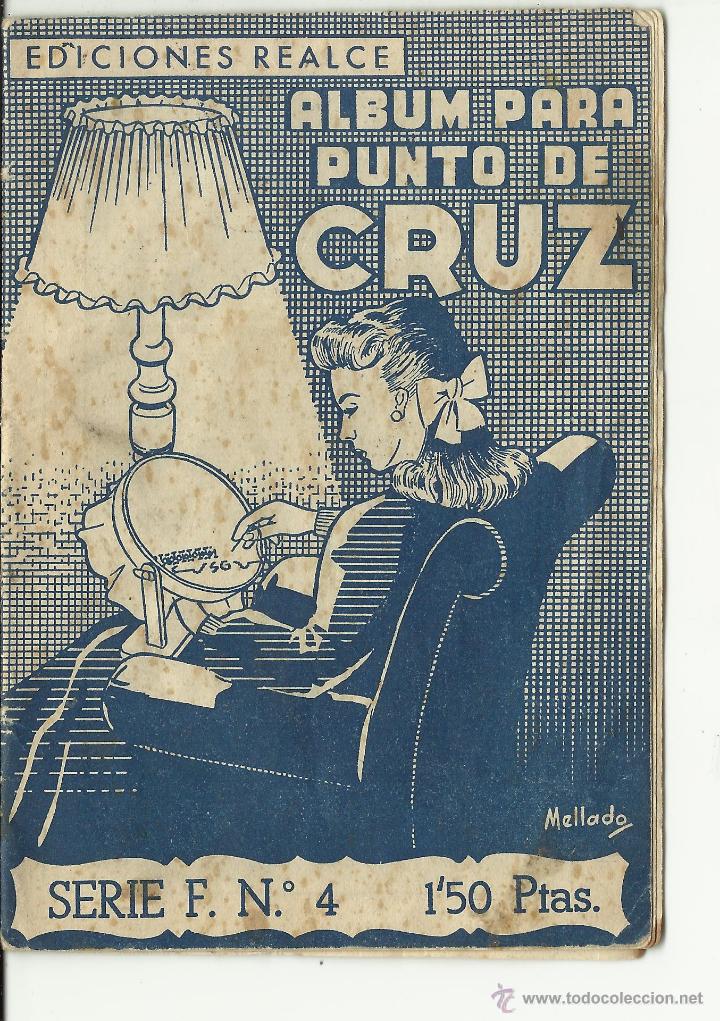 Coleccionismo &Aacute;lbumes: album para punto de cruz ediciones realce derie f numero 4