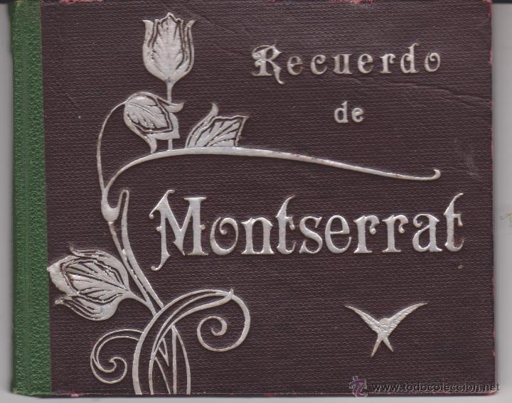 Coleccionismo &Aacute;lbumes: Album Recuerdo de Montserrat J.E Puig Fotografo Barcelona Imp la Hormiga de Oro