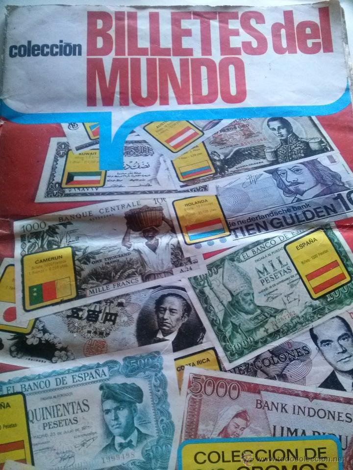 Coleccionismo &Aacute;lbumes: ALBUM BILLETES DEL MUNDO A&Ntilde;O 1974 , 242 CROMOS COMPLETO