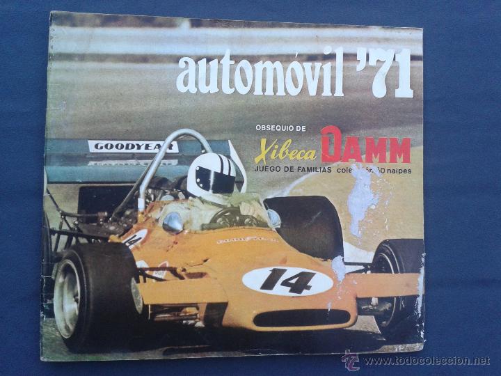 Coleccionismo &Aacute;lbumes: Automovil 71 - Album obsequio de Xibeca Damm - Incompleto