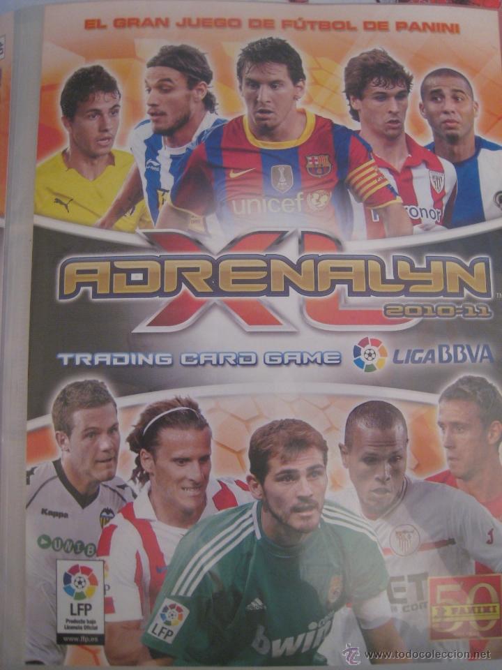 Coleccionismo &Aacute;lbumes: ADRENALYN 2010-11. ALBUM CON 260 CROMOS