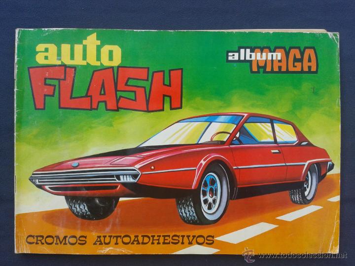 Collectionnisme Albums: Auto Flash - Album de cromos autoadhesivos editado por Maga en 1973