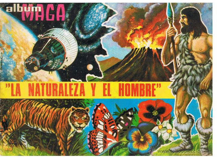 Collectionnisme Albums: ALBUM MAGA. LA NATURALEZA Y EL HOMBRE. INCOMPLETO, FALTAN 56 CROMOS-(ST/PN3)