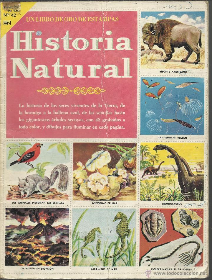 Coleccionismo &Aacute;lbumes: ALBUM DE HISTORIA NATURAL A FALTA DE 6 CROMOS