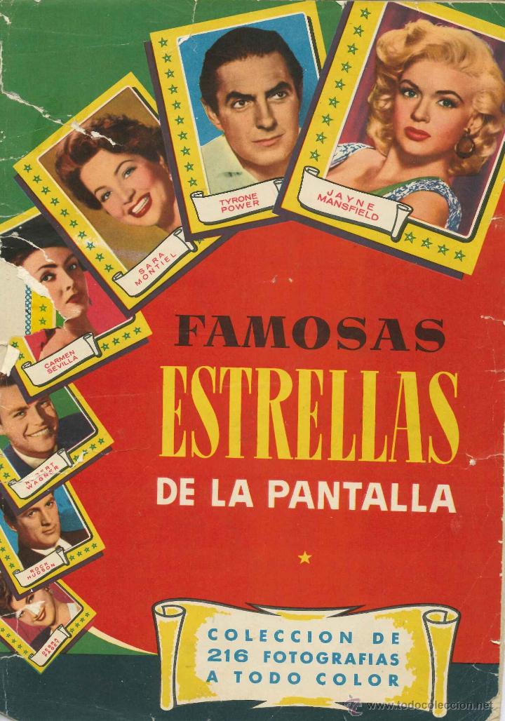 Collezionismo Album: famosas estrellas de la pantalla faltan 12 cromos SE VENDEN SUELTOS