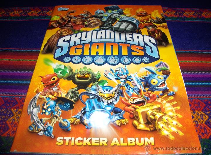 Coleccionismo &aacute;lbumes: SKYLANDERS GIANTS VAC&Iacute;O. TOPPS ACTIVISION 2013. - Foto 1
