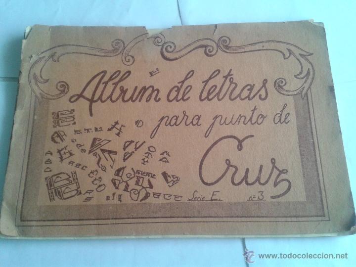 Collectionnisme Albums: ALBUM DE LETRAS PARA PUNTO DE CRUZ EDICIONES IDEAL SERIE E N&ordm; 3.