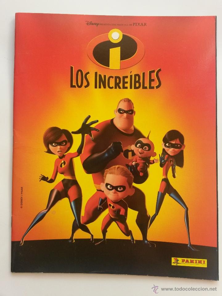 Collectionnisme Albums: Album disney-pixar panini ,los increibles, con algunos cromos