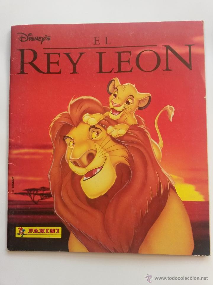Coleccionismo &Aacute;lbumes: Album disney ,panini ,el rey leon ,casi completo y con el poster