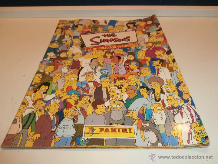 Coleccionismo &aacute;lbumes: Albun Los Simpsons con 32 cromos Panini 2001 - Foto 1