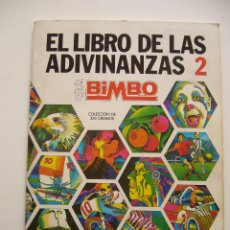 Coleccionismo Álbumes: ALBUM. EL LIBRO DE LAS ADIVINANZAS VOL. 2. BIMBO. 1975. INCOMPLETO. FALTAN 38 CROMOS.. Lote 46560658