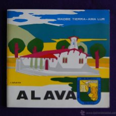 Coleccionismo Álbumes: ALBUM ALAVA MADRE TIERRA- AMA LUR. AÑO 1971. CONTIENE 90 DE 120 CROMOS. EXCELENTE CONSERVACION.