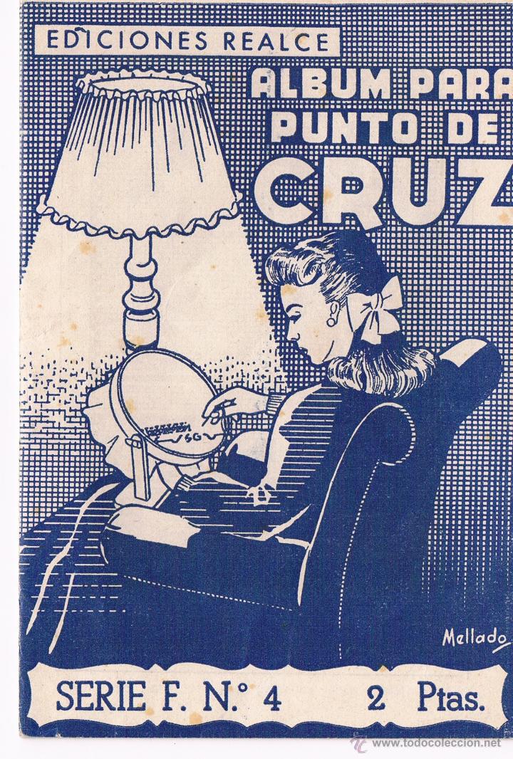 Collezionismo Album: album para punto de cruz ediciones realce serie f numero 4