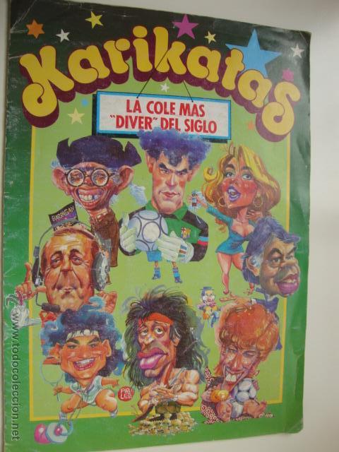 Collezionismo Album: LOT89 ALBUM DE CROMOS INCOMPLETO, KARICATAS: 13 cromos.