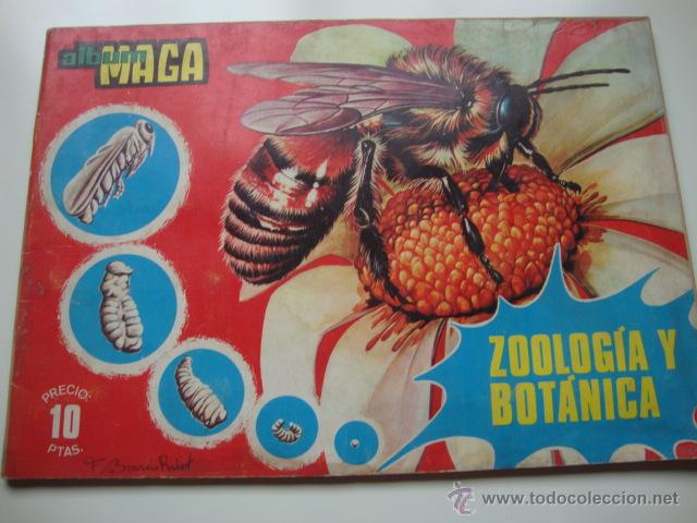 Collezionismo Album: LOT89 ALBUM CROMOS INCOMPLETO MAGA ZOOLOGIA Y BOTANICA. A&Ntilde;O 1969 lleva 35 cromos, se conserva bien.