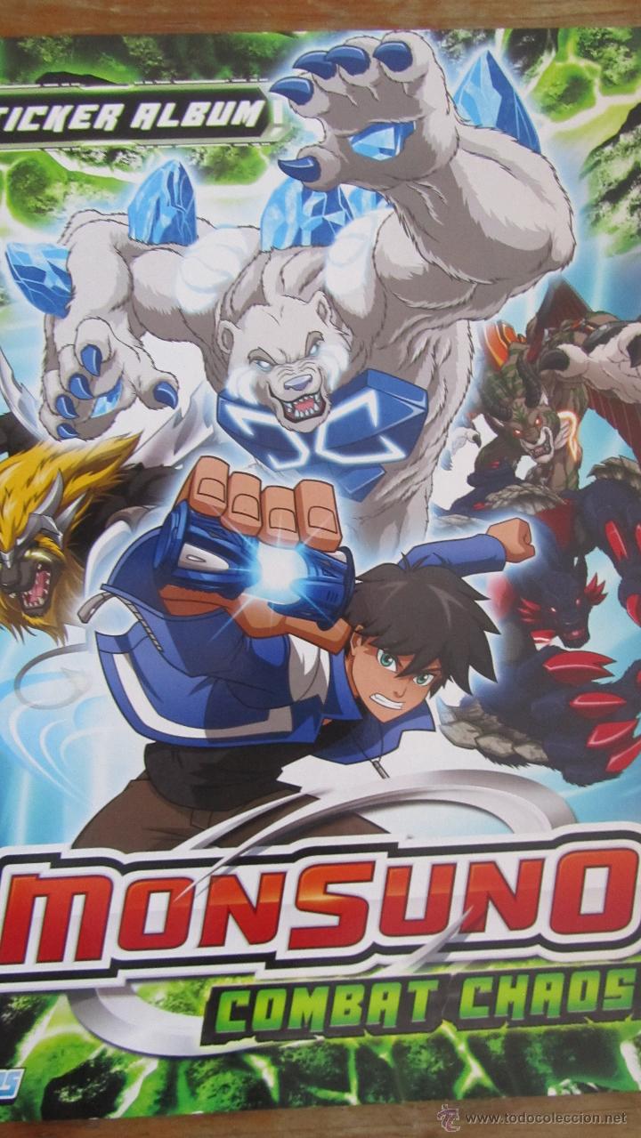 Collezionismo Album: MONSUNO. COMBAT CHAOS. ALBUM DE CROMOS(CONTIENE 6 CROMOS)