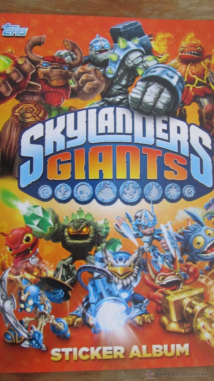 Coleccionismo &aacute;lbumes: SKYLANDERS GIANTS 77 CROMOS - Foto 1