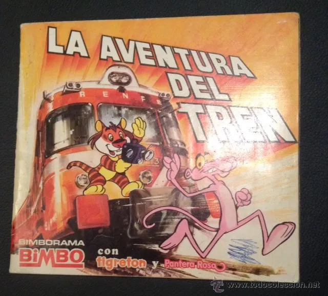 album de cromos casi completo la aventura del tren bimbo bimborama tigreton pantera rosa cromo