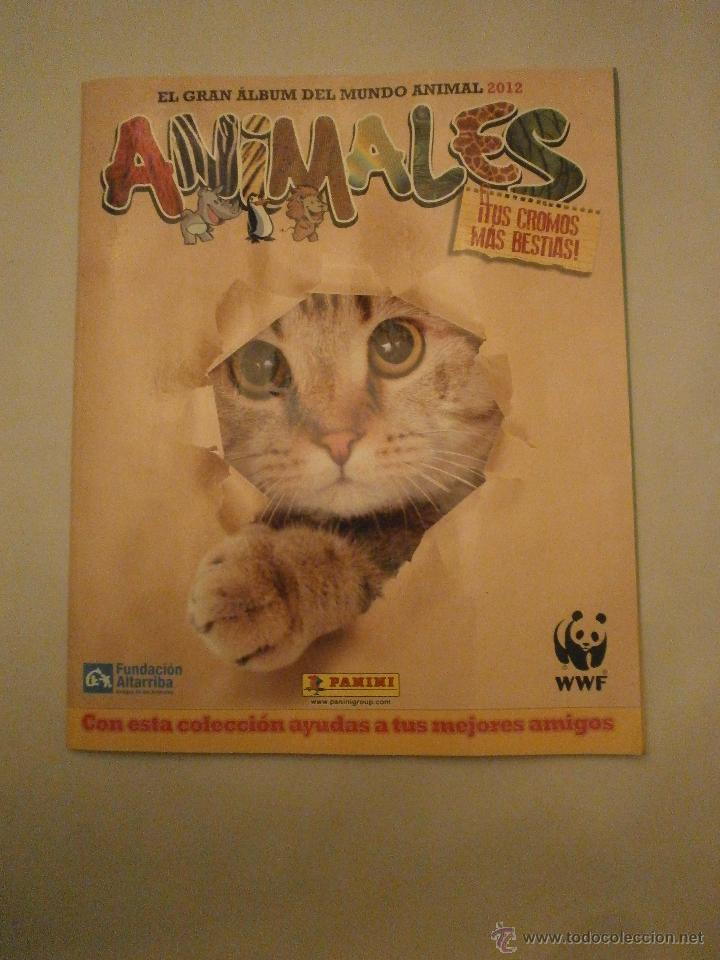 Colecionismo Cadernetas: ALBUM VACO DE EL GRAN ALBUM DEL MUNDO ANIMAL - 2012