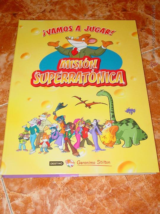 Collezionismo Album: RARO y DIF&Iacute;CIL &aacute;lbum GER&Oacute;NIMO STILTON: MISI&Oacute;N SUPERRAT&Oacute;NICA, editado para promoci&oacute;n por DESTINO 2012