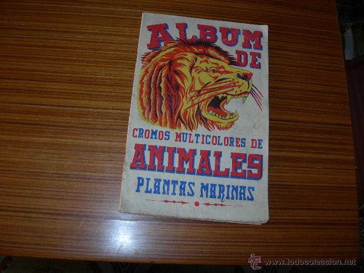 Colecionismo Cadernetas: ALBUM DE CROMOS MULTICOLORES DE ANIMALES  PLANTAS MARINAS DE 246 CROMOS FALTAN 29  DE FHER