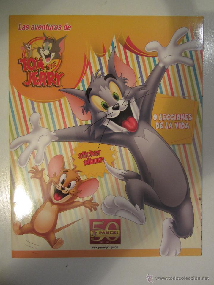 Coleccionismo &Aacute;lbumes: ALBUM INCOMPLETO TOM Y JERRY O LECCIONES DE LA VIDA