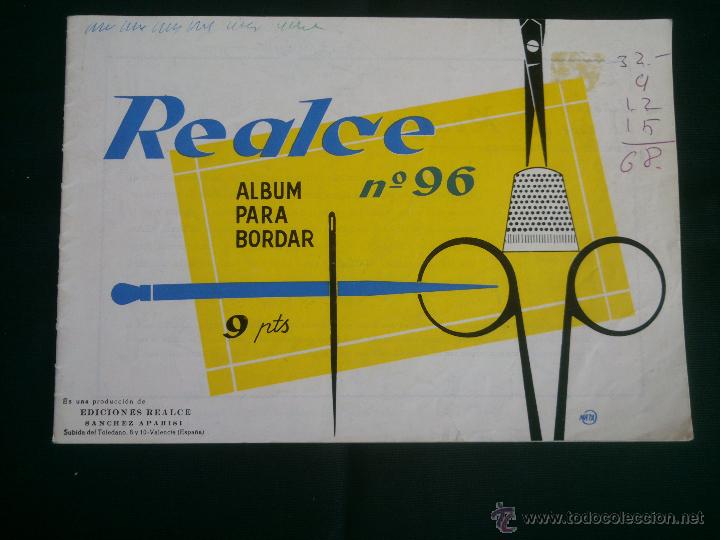 Collectable Incomplete Albums: ALBUM PARA BORDAR REALCE. N&ordm;96. LETRAS.