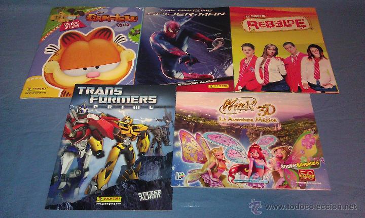 Colecionismo Cadernetas: BONITO LOTE DE 5 &Aacute;LBUMES DISTINTOS NUEVOS VACIOS PLANCHA DE VARIAS COLECCIONES DIFERENTES DE PANINI
