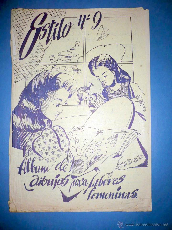 Collectionnisme Albums: &Aacute;LBUM DE DIBUJOS PARA LABORES FEMENINAS ESTILO N&ordm; 9