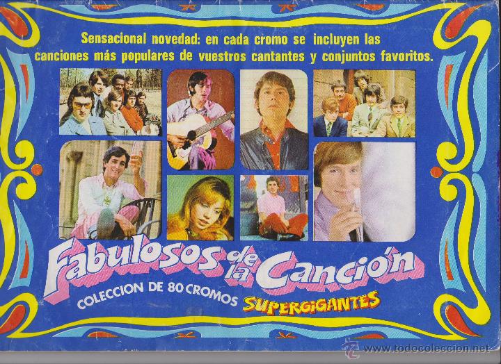 Collezionismo Album: FABULOSOS DE LA CANCI&Oacute;N ,&Aacute;LBUM VAC&Iacute;O
